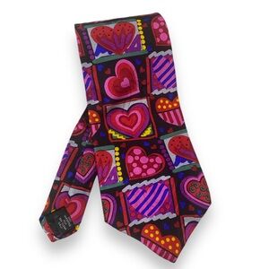 Valentines Day Silk Seasons Tie Hearts